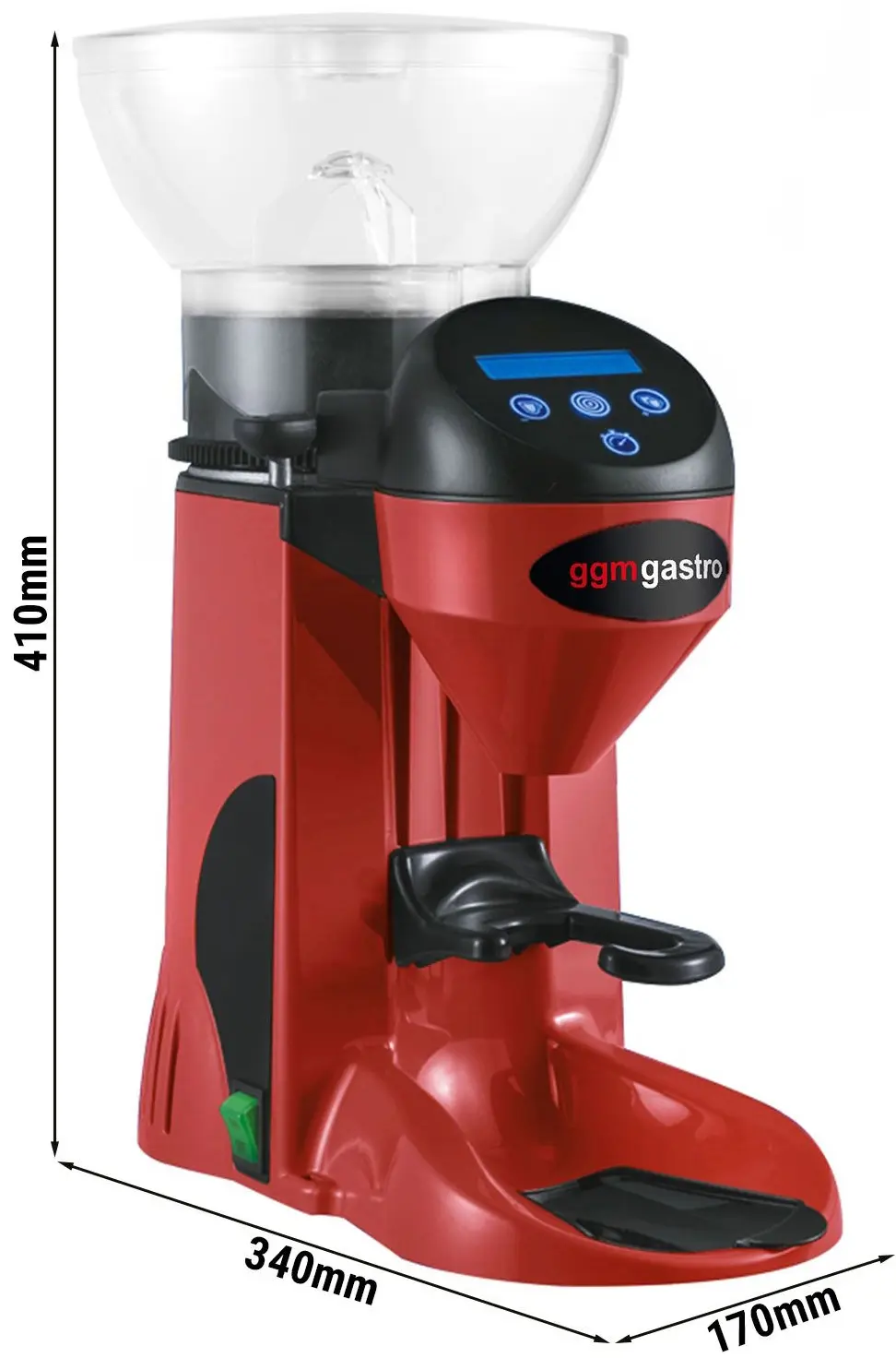 Rasnita de cafea GGM Gastro MC1T (Red) - 4