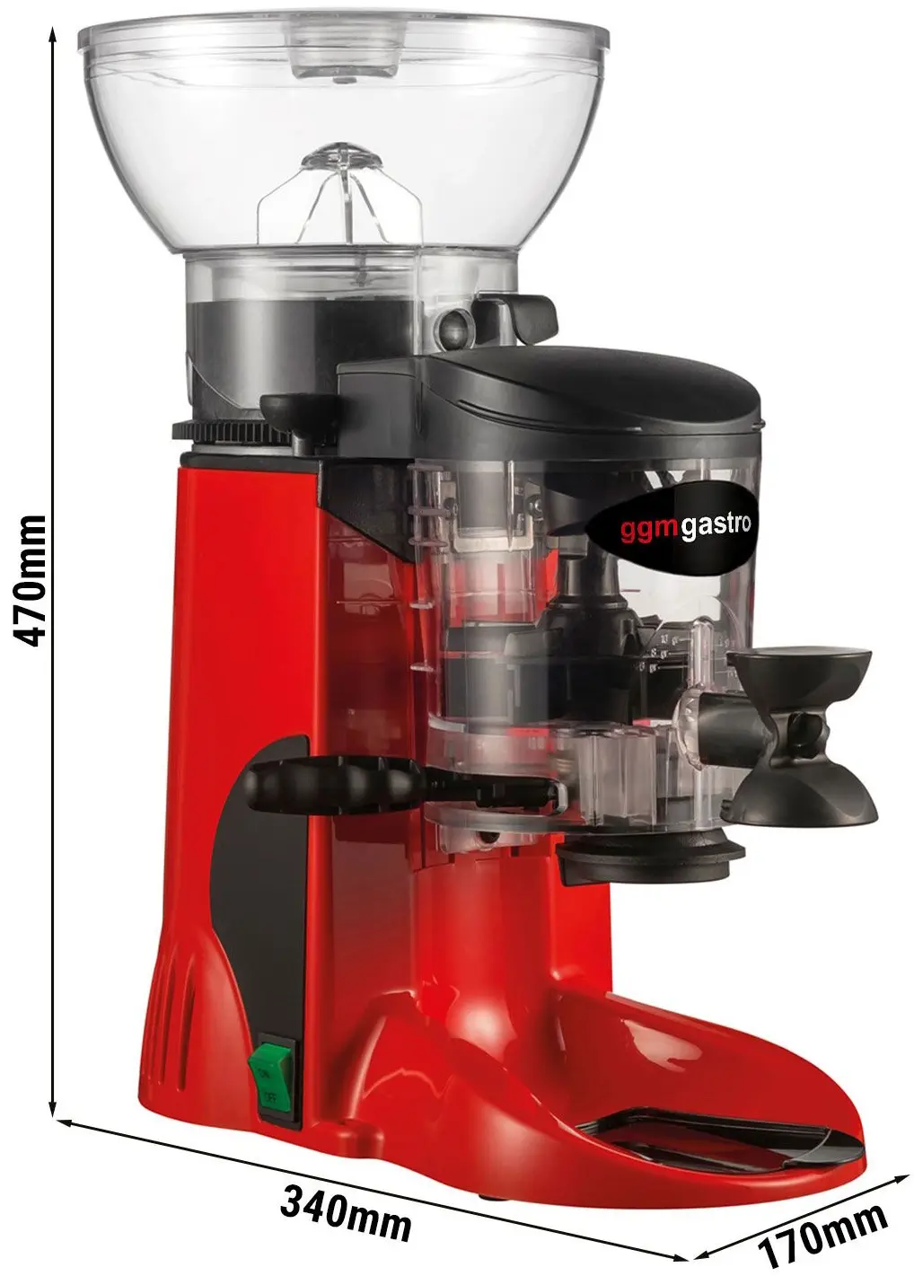 Rasnita de cafea GGM Gastro MC2 (Red) - 5