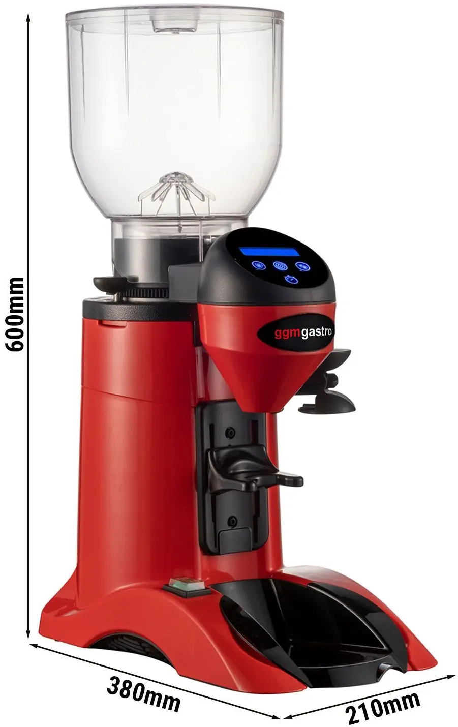 Rasnita de cafea GGM Gastro MC5T (Red) - 5