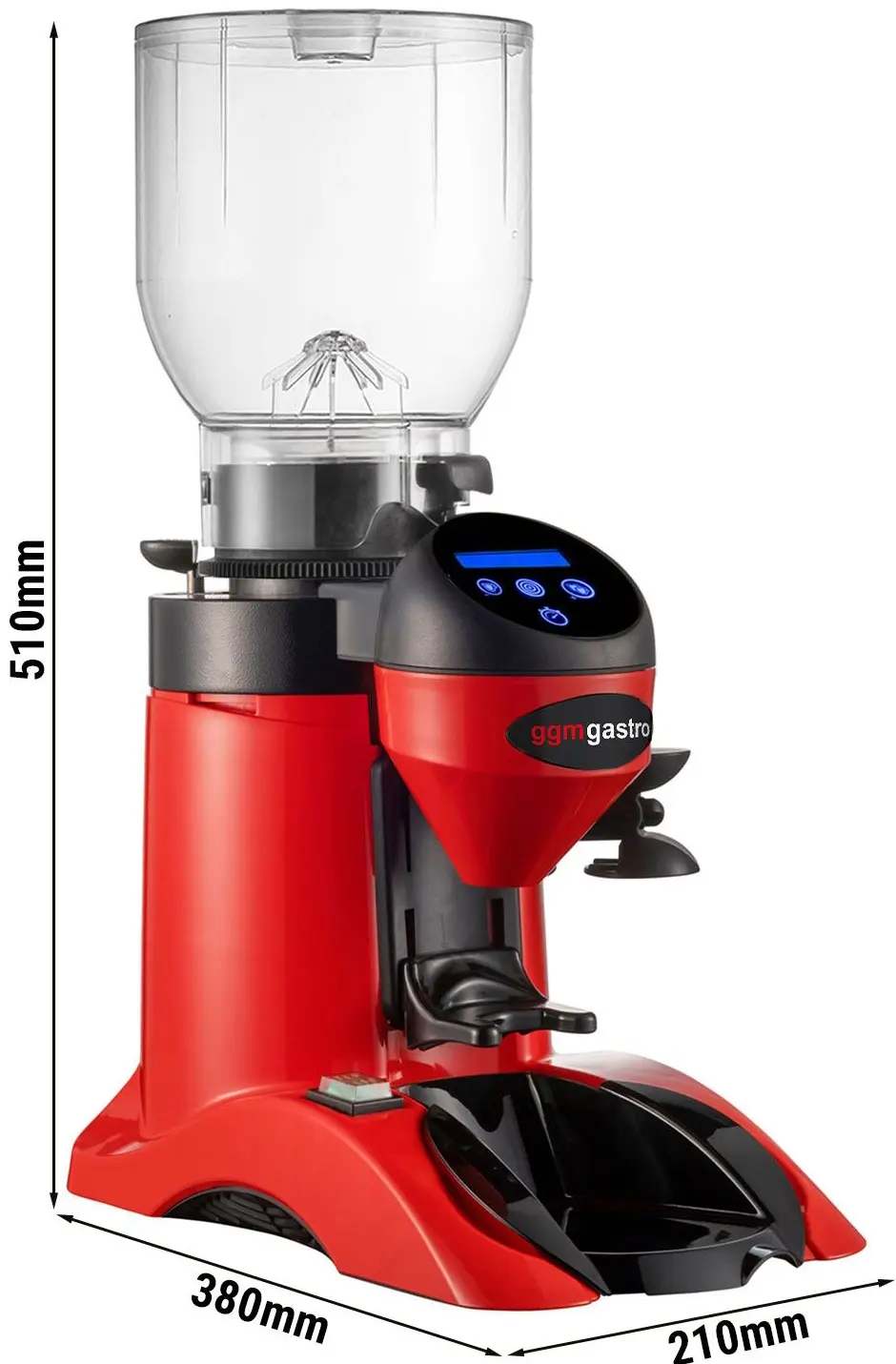 Кофемолка GGM Gastro MC9T (Red) - 5