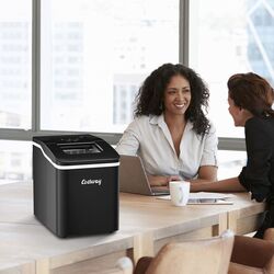 Generator de gheata Costway EP24744DE-BK (Black) Thumb