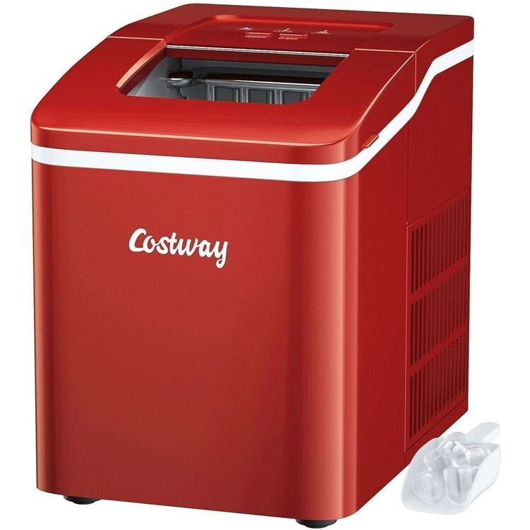 Generator de gheata Costway EP24744DE-RE (Red)