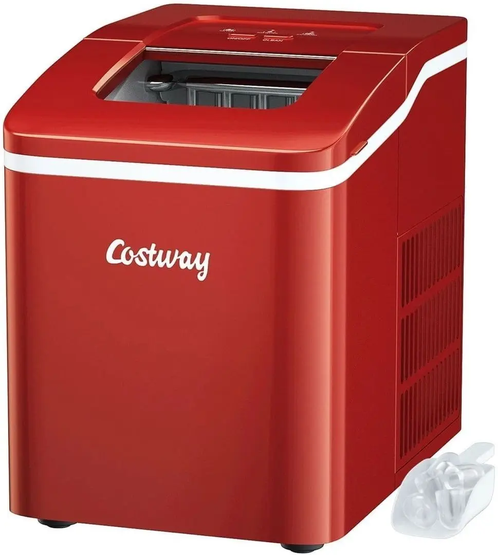 Generator de gheata Costway EP24744DE-RE (Red)