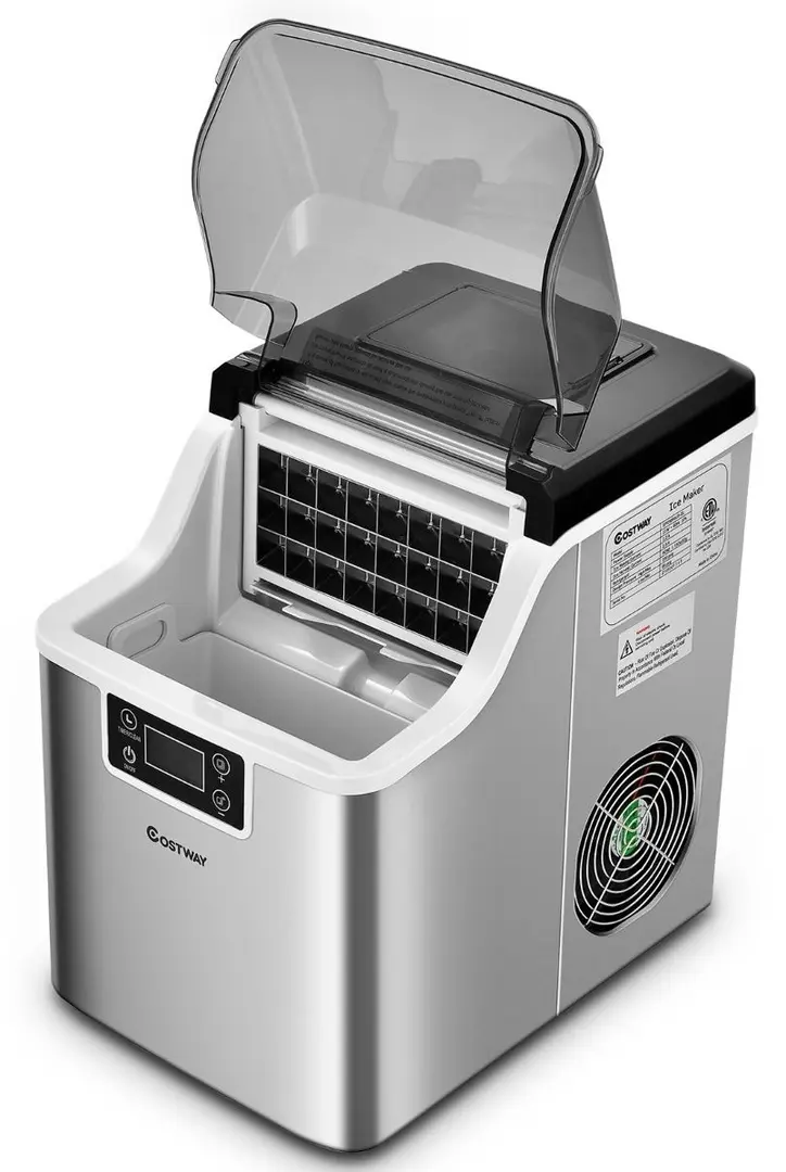 Generator de gheata Costway ES10324DE-SL (Silver)