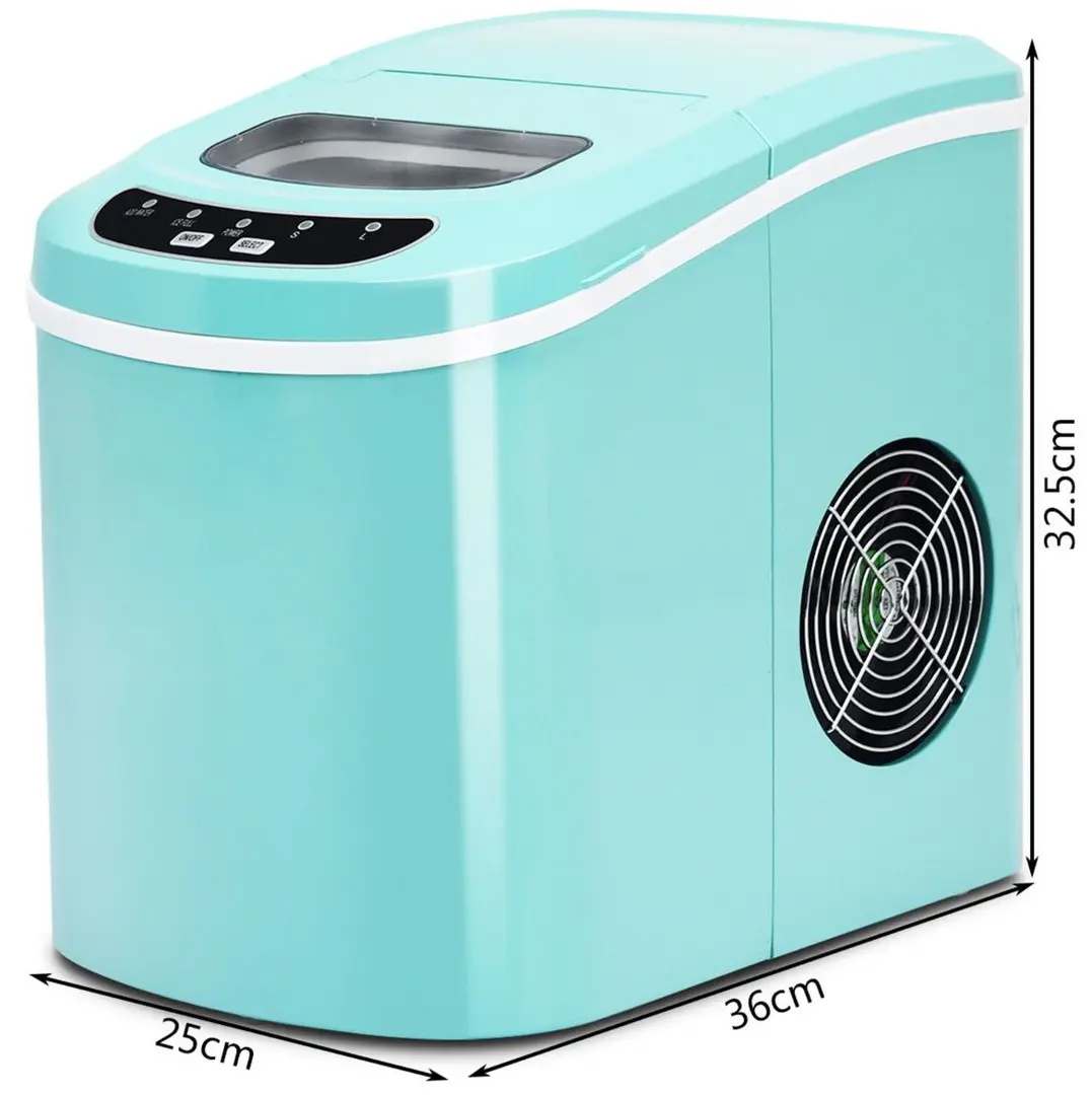 Generator de gheata Costway ES10325DE-GN (Turquoise)