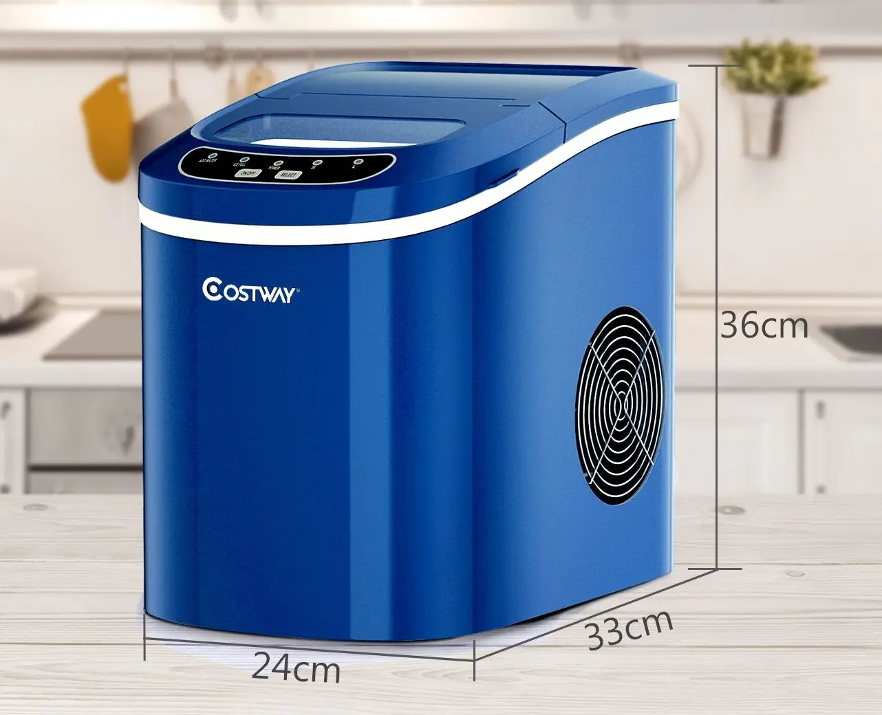 Generator de gheata Costway ES10325DE-NY (Navy)