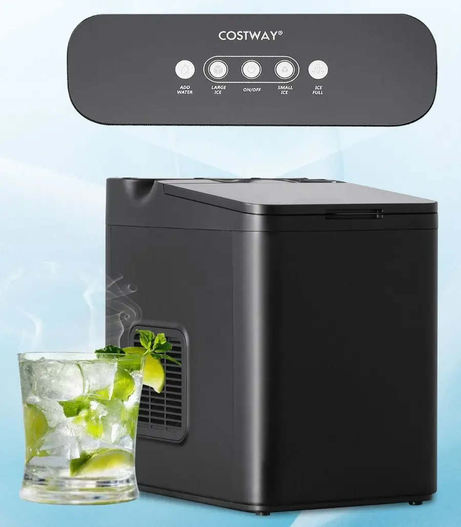 Льдогенератор Costway ES10331DE-DK (Black)