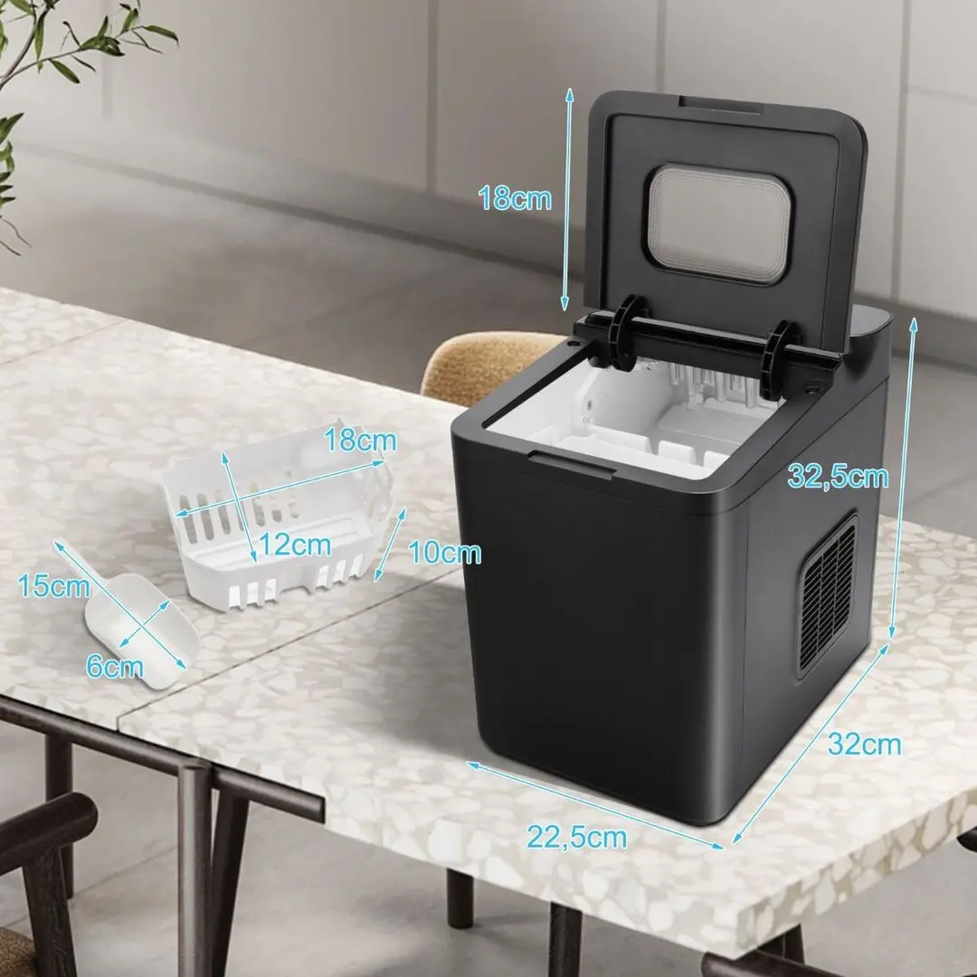Льдогенератор Costway ES10331DE-DK (Black)