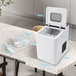 Generator de gheata Costway ES10331DE-WH (White) Thumb