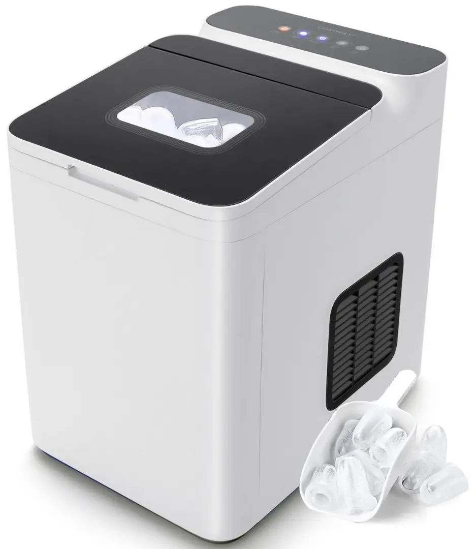 Generator de gheata Costway ES10331DE-WH (White)