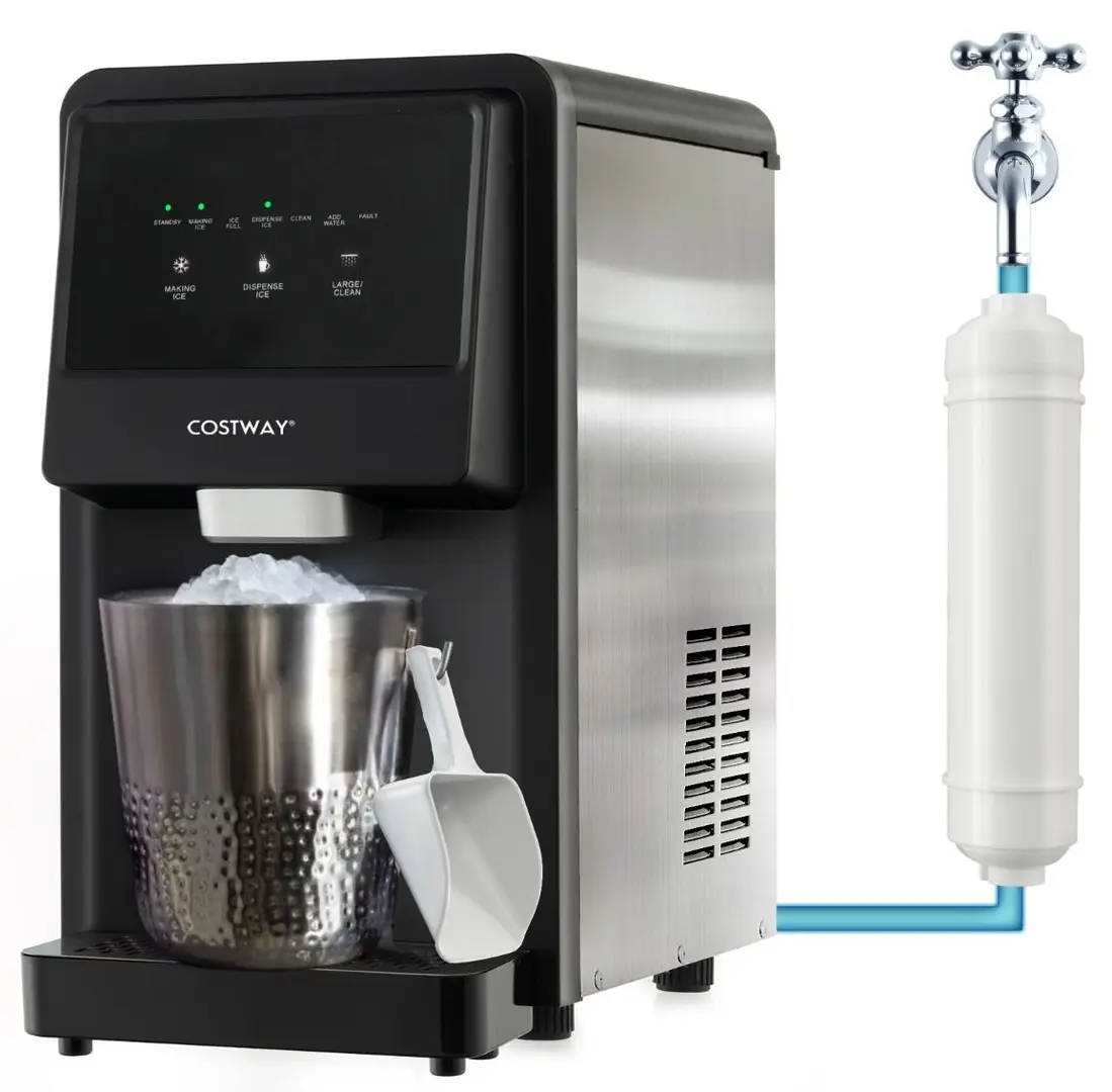 Льдогенератор Costway FP10221DE-SL (Black/Silver)