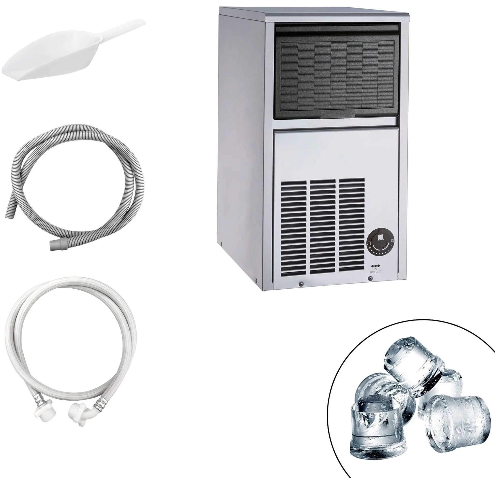 Generator de gheata GGM Gastro EBH1706 (Inox) - 2