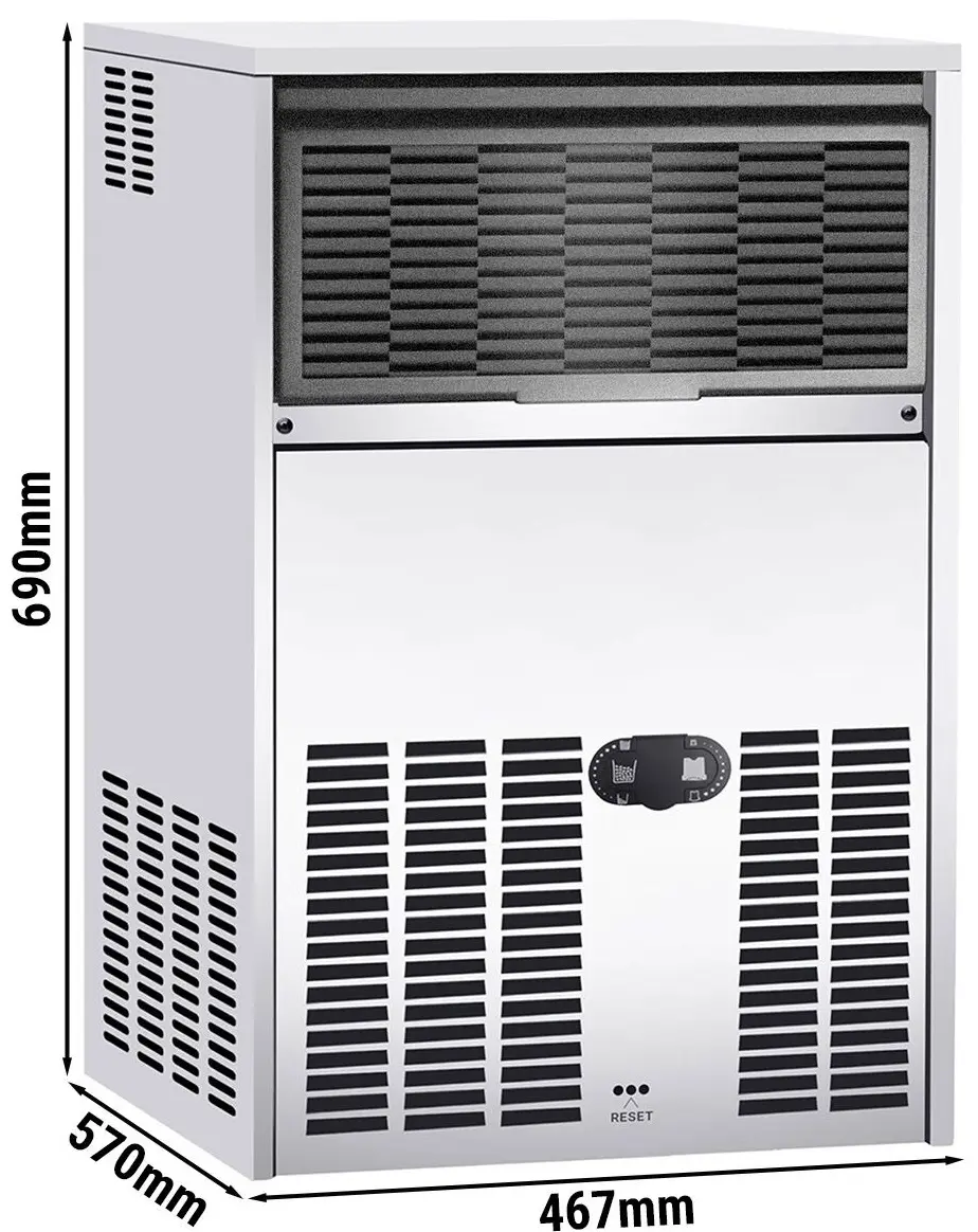 Льдогенератор GGM Gastro EBH3515 (Inox) - 6