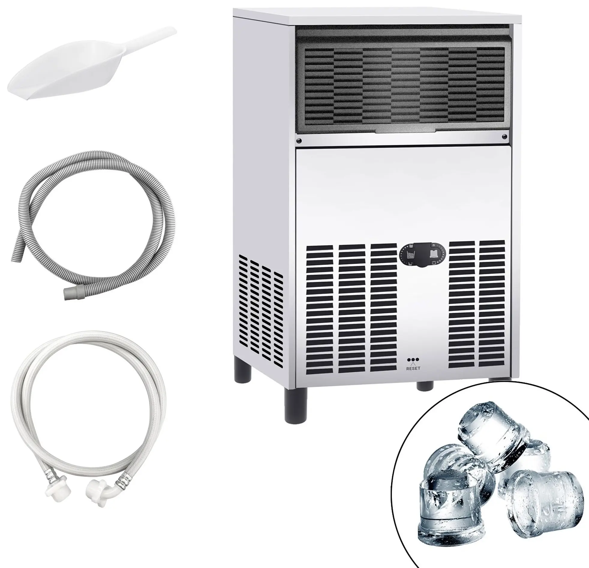 Generator de gheata GGM Gastro EBH4422 (Inox) - 4