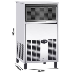 Generator de gheata GGM Gastro EBH4422 (Inox) Thumb