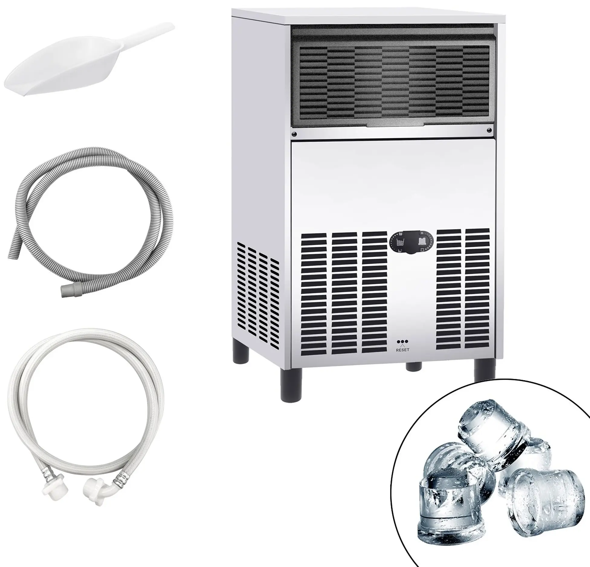 Generator de gheata GGM Gastro EBH5522 (Inox) - 4