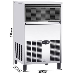 Generator de gheata GGM Gastro EBH5522 (Inox) Thumb