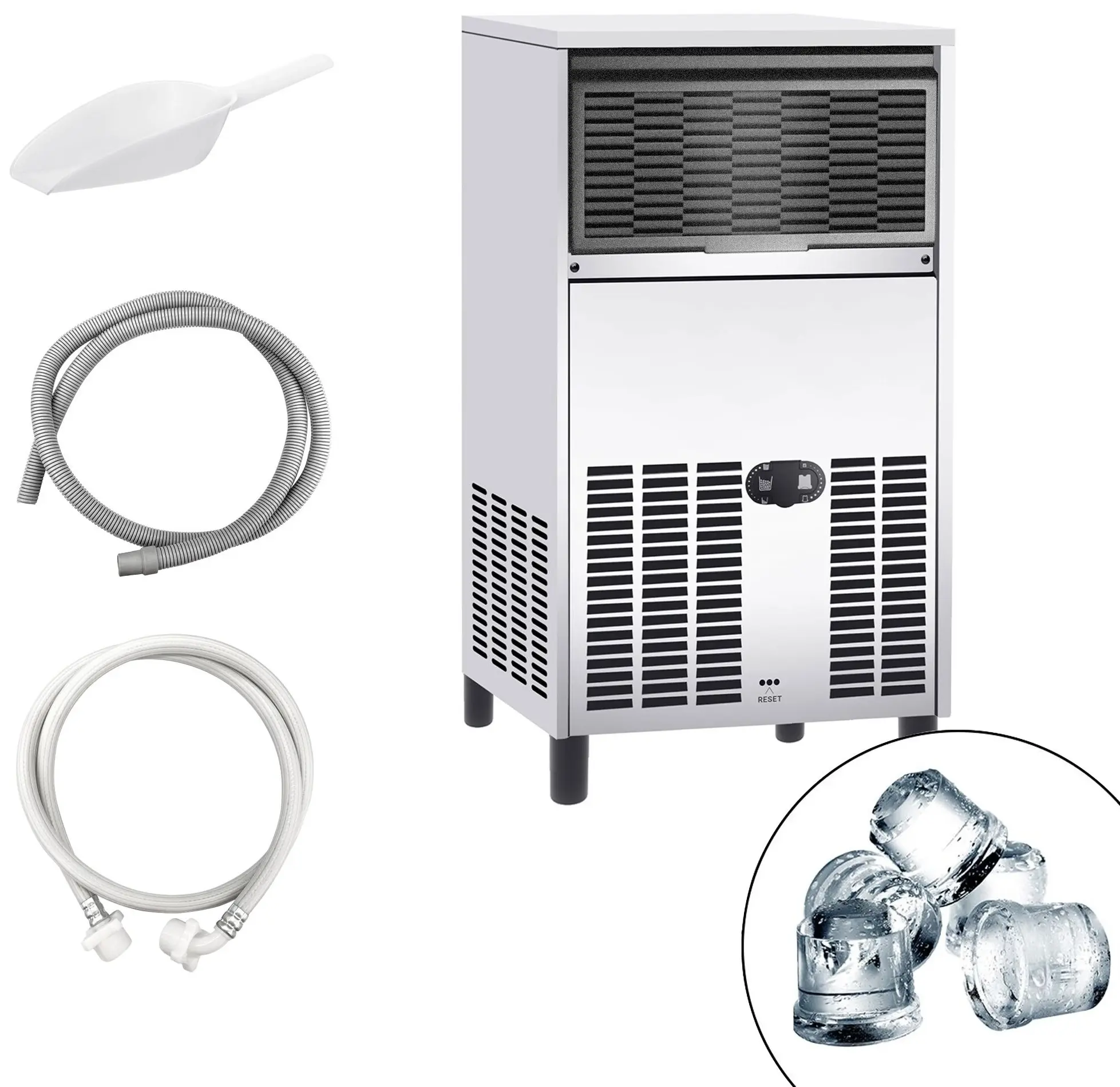 Generator de gheata GGM Gastro EBH7040 (Inox) - 4