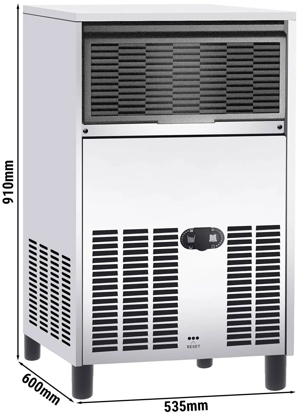 Generator de gheata GGM Gastro EBH7040 (Inox) - 6