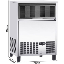 Generator de gheata GGM Gastro EBH9050 (Inox) Thumb