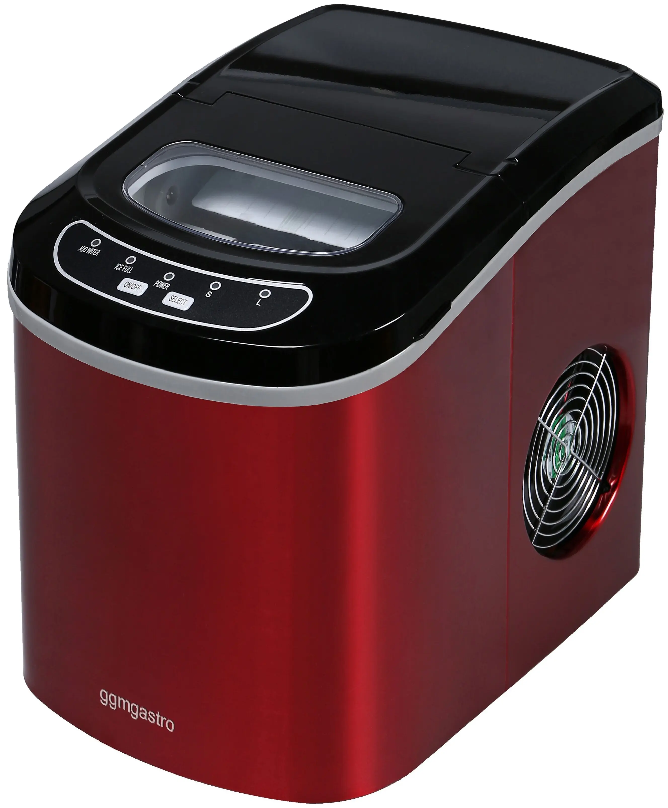 Льдогенератор GGM Gastro EBRH12 (Red/Black) - 4