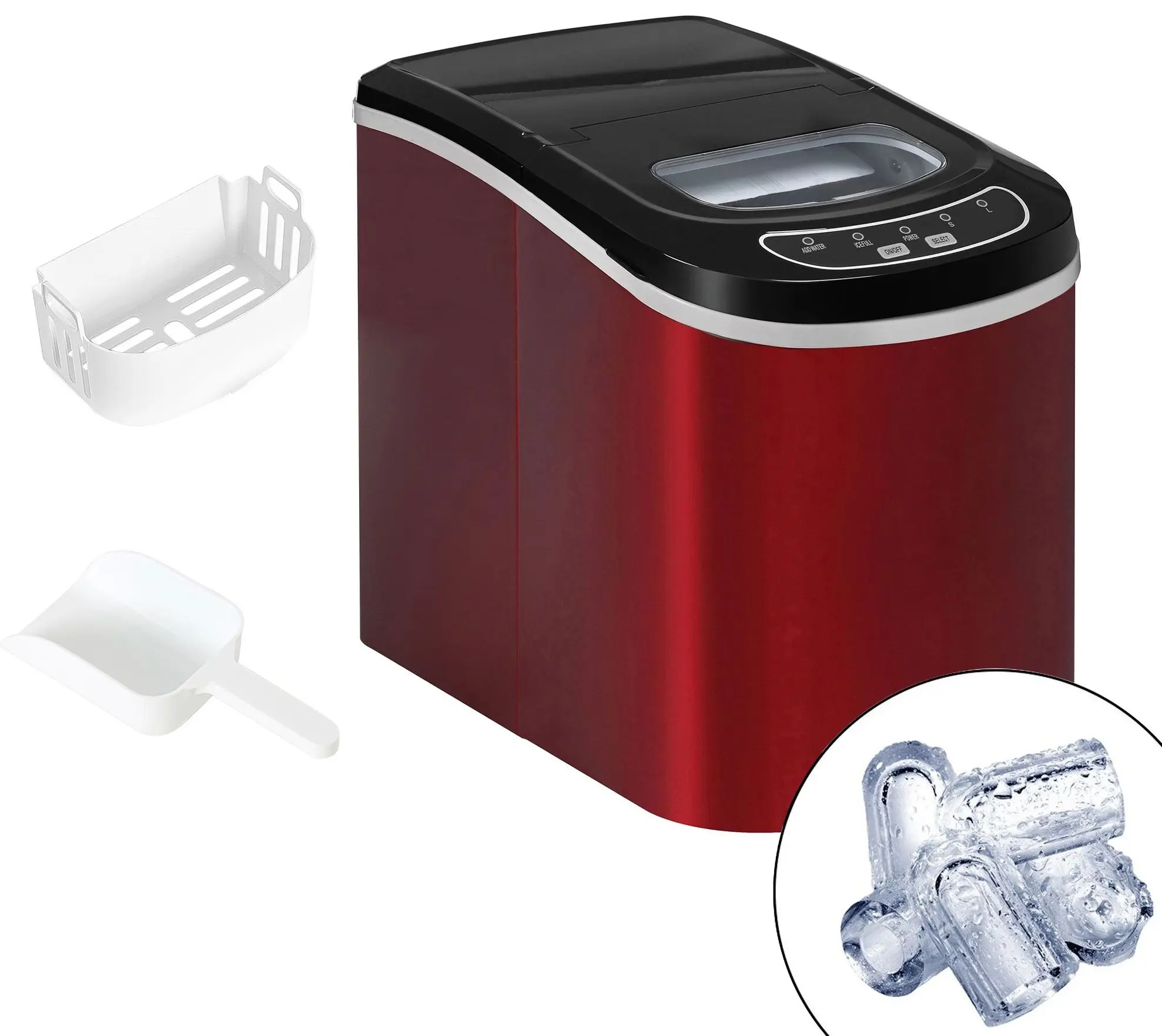Льдогенератор GGM Gastro EBRH12 (Red/Black) - 7