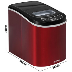 Льдогенератор GGM Gastro EBRH12 (Red/Black) Thumb