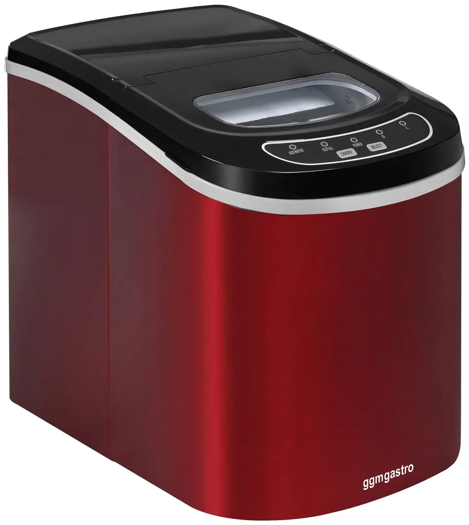Льдогенератор GGM Gastro EBRH12 (Red/Black)