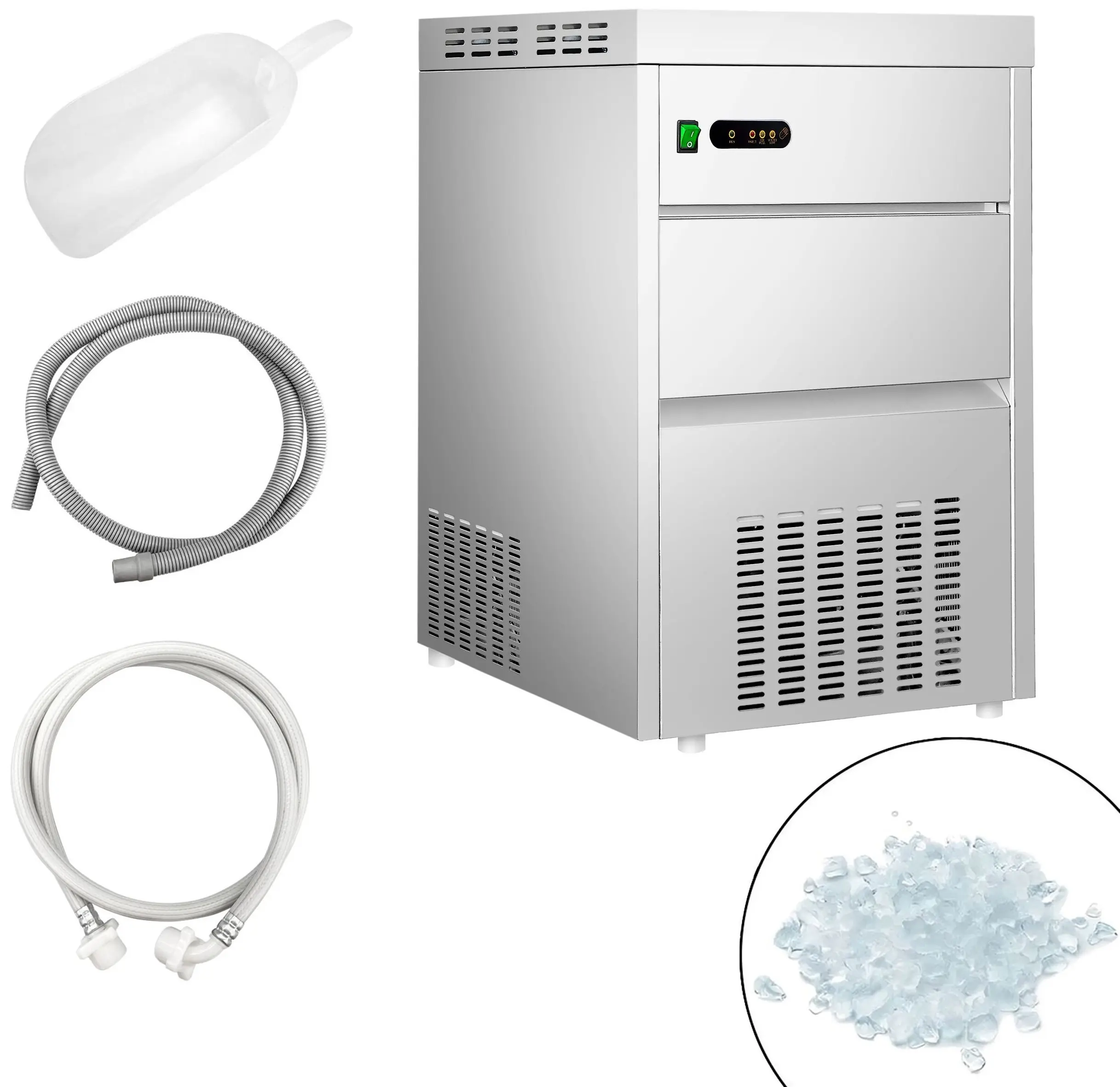 Generator de gheata GGM Gastro EFBH358-N (Inox) - 6