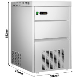 Generator de gheata GGM Gastro EFBH358-N (Inox) Thumb