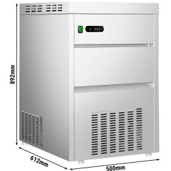 Generator de gheata GGM Gastro EFBH569 (Inox) Thumb