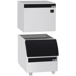 Generator de gheata GGM Gastro EKW230FVB175FN (Inox/Black)
