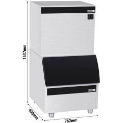 Generator de gheata GGM Gastro EKW230FVB175FN (Inox/Black) Thumb