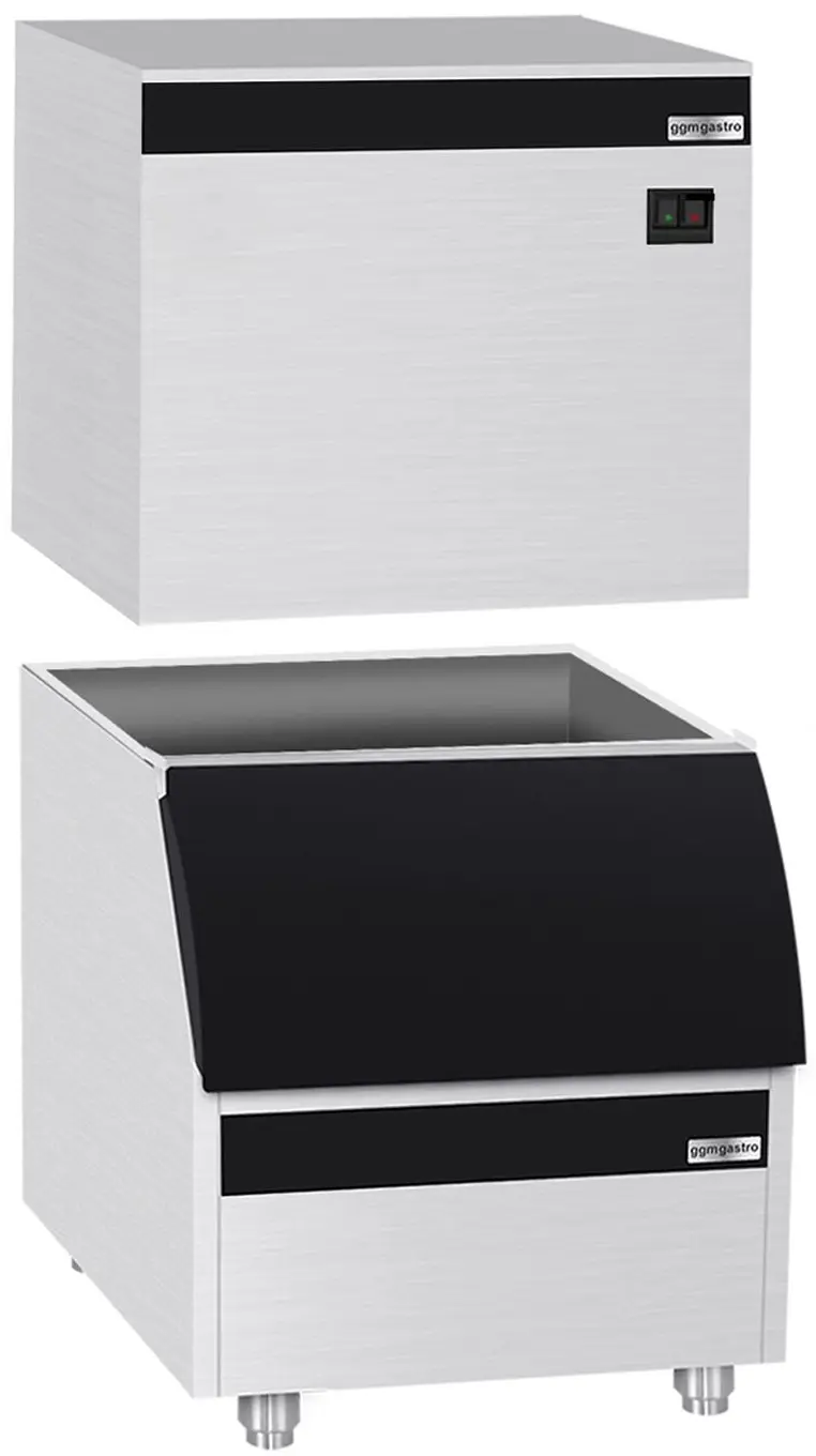 Generator de gheata GGM Gastro EKW230FVB210FN (Inox/Black) - 2