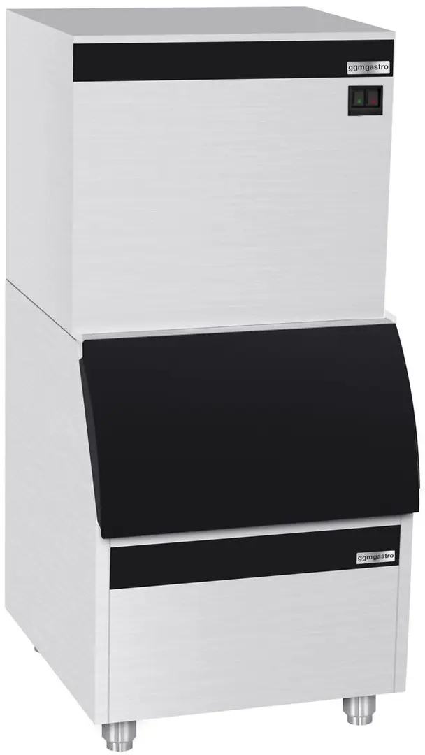 Generator de gheata GGM Gastro EKW230FVB210FN (Inox/Black)