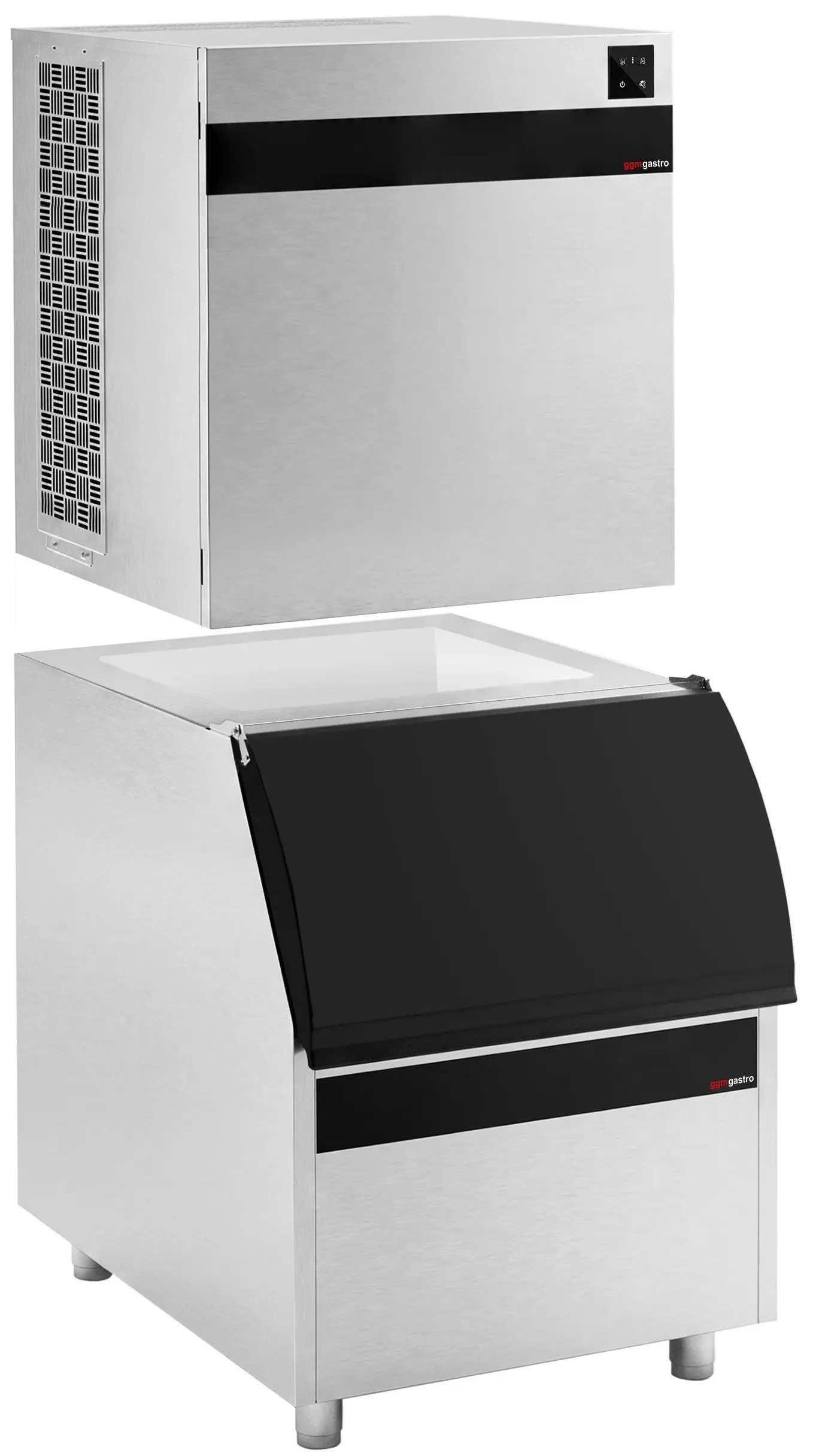 Generator de gheata GGM Gastro EKW450FVB175FN (Inox/Black) - 6