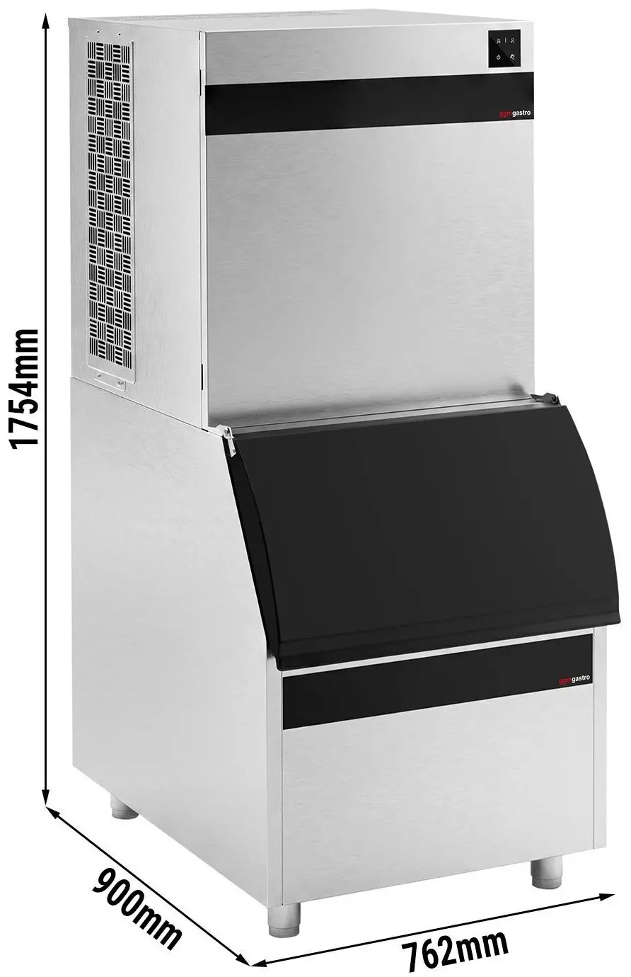 Generator de gheata GGM Gastro EKW450FVB175FN (Inox/Black) - 9
