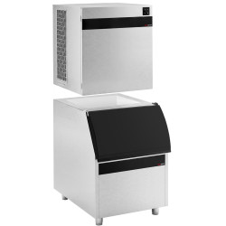 Льдогенератор GGM Gastro EKW450FVB210FN (Inox/Black) Thumb