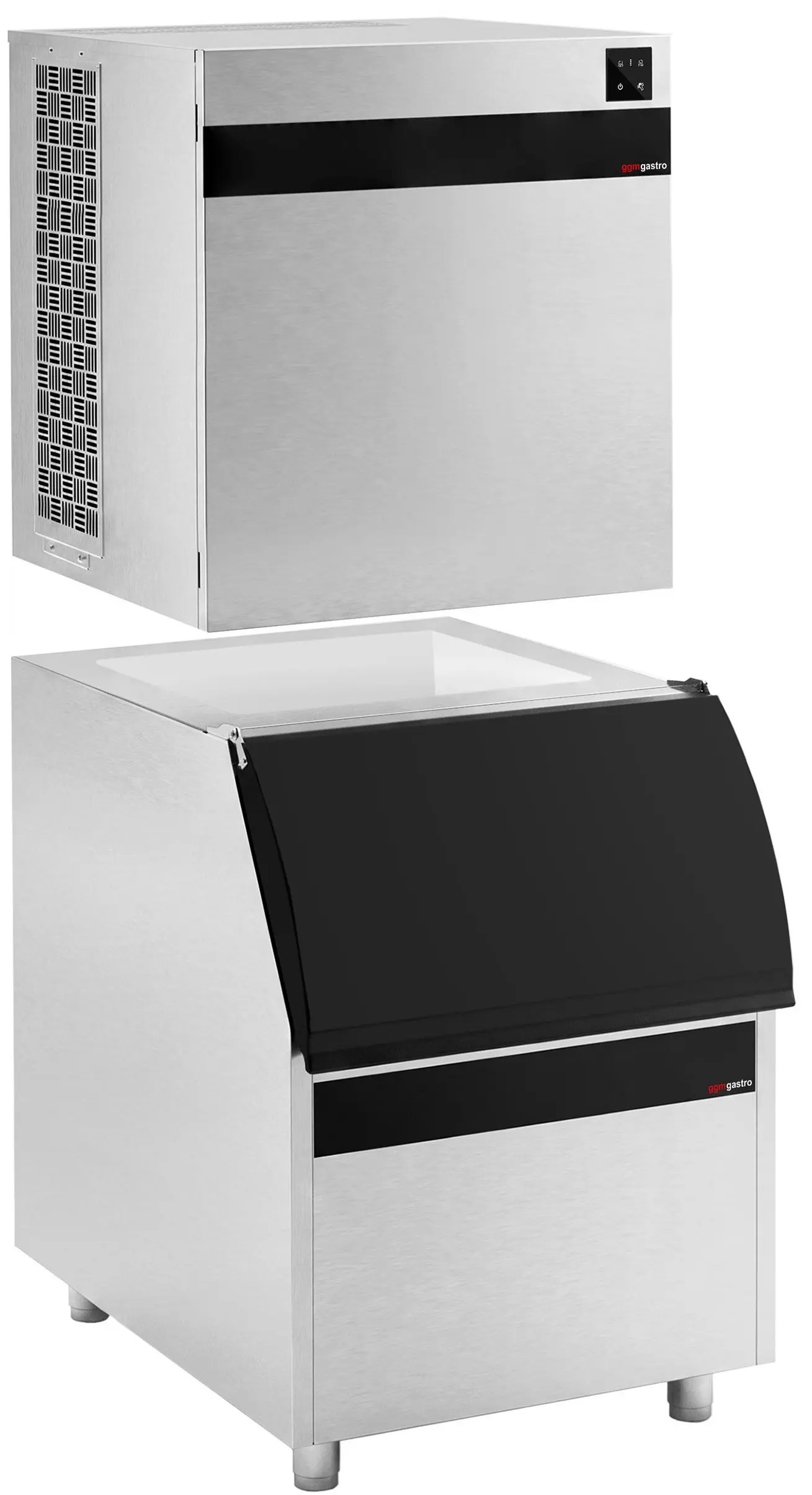 Льдогенератор GGM Gastro EKW450FVB210FN (Inox/Black) - 4