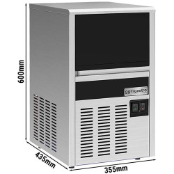 Льдогенератор GGM Gastro EKZ22F (Inox/Black) Thumb