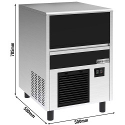 Generator de gheata GGM Gastro EKZ40FN (Inox/Black) Thumb