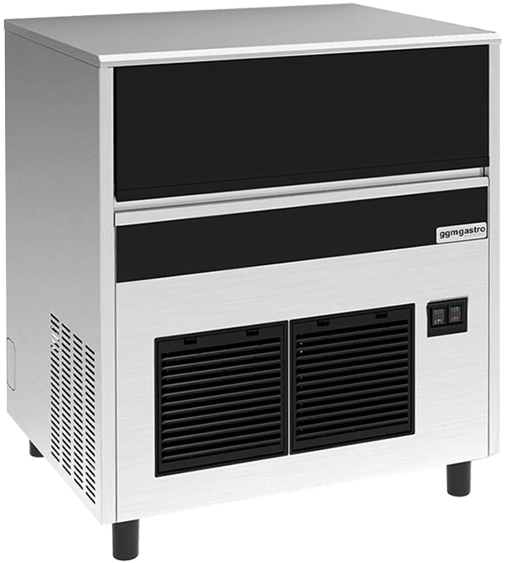 Льдогенератор GGM Gastro EKZ85FN (Inox/Black) - 2