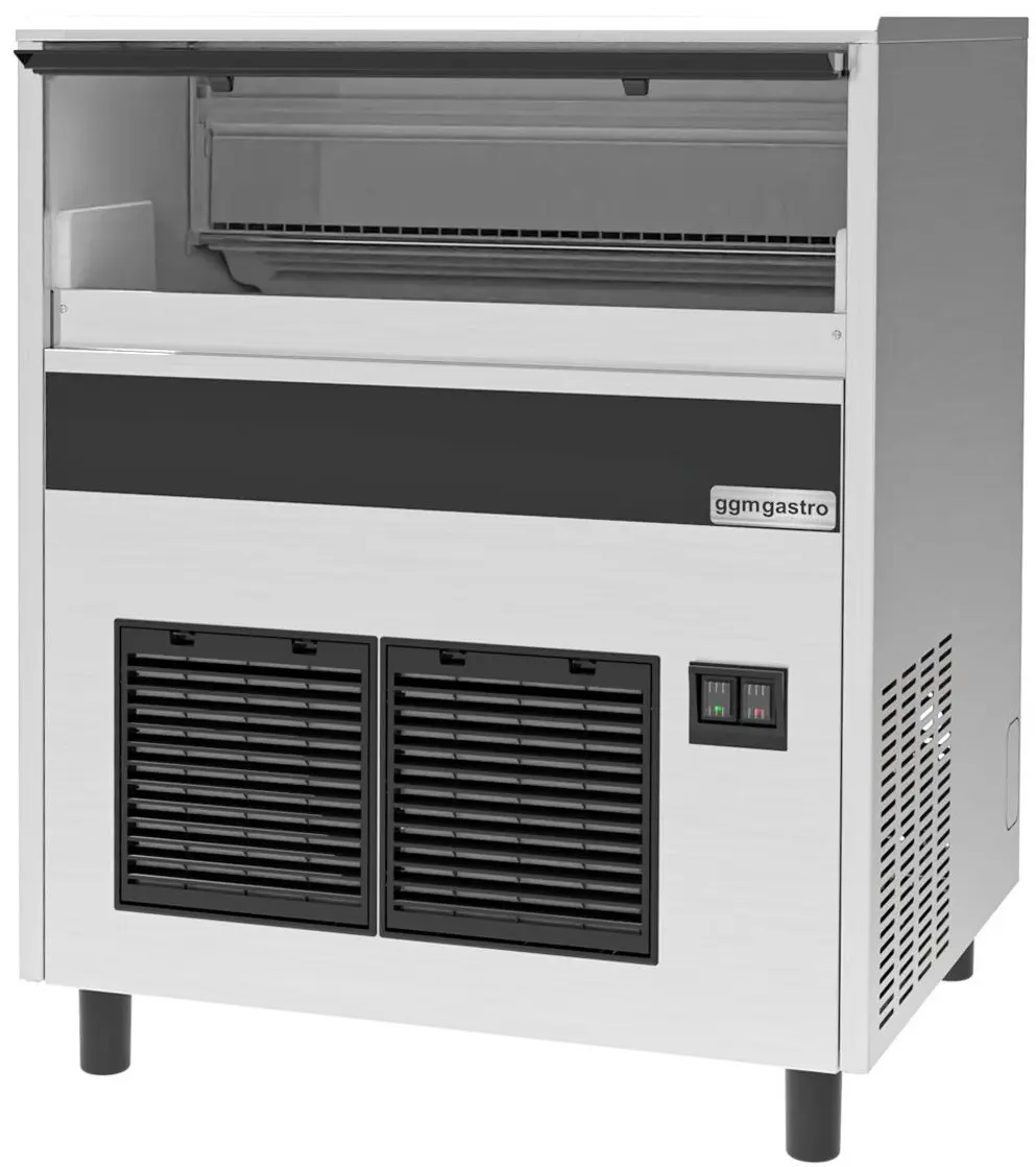 Льдогенератор GGM Gastro EKZ85FN (Inox/Black) - 3