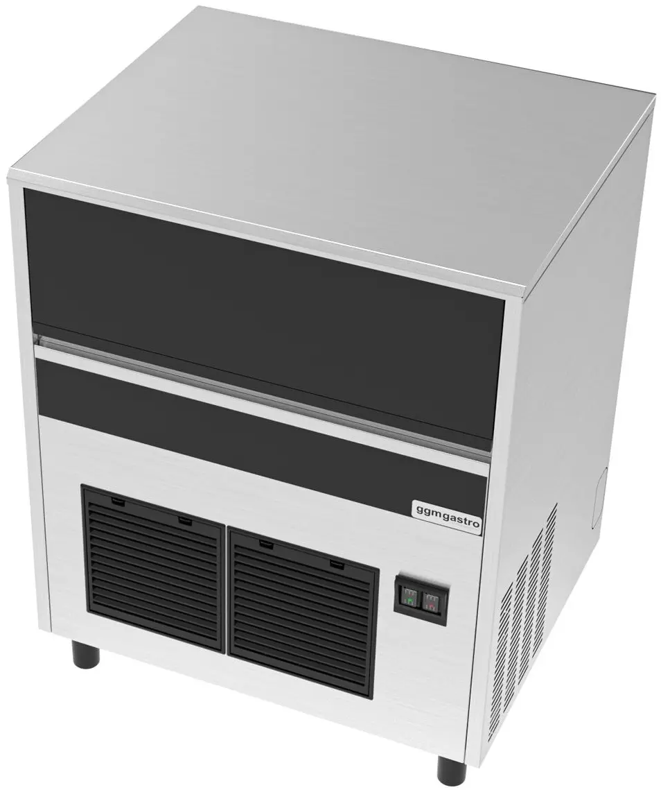 Льдогенератор GGM Gastro EKZ85FN (Inox/Black) - 4
