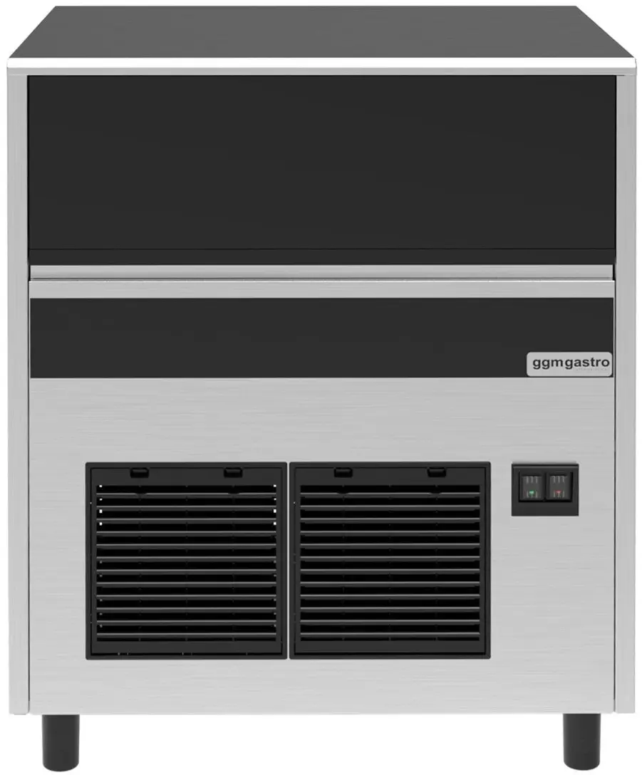 Льдогенератор GGM Gastro EKZ85FN (Inox/Black)
