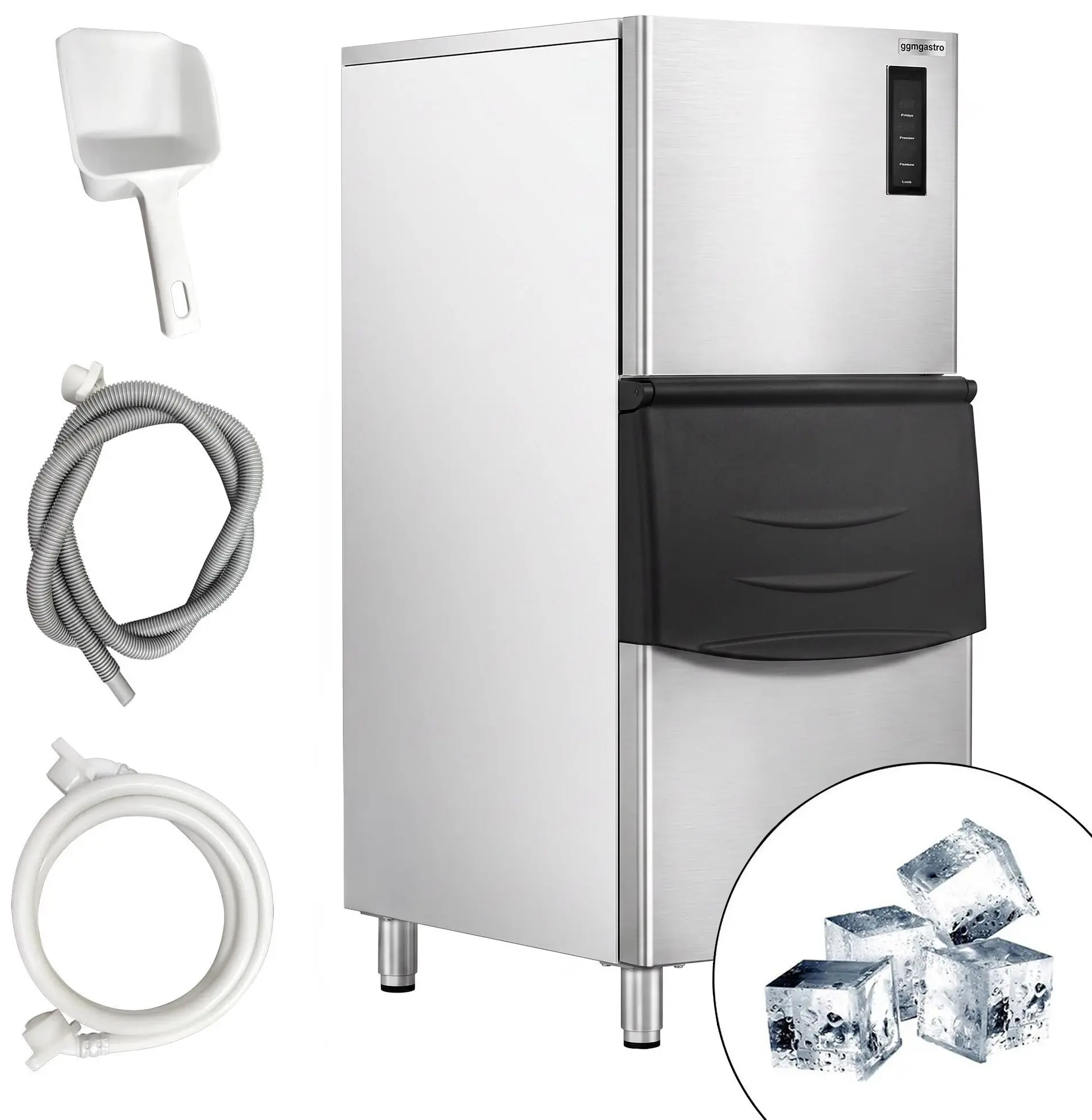Generator de gheata GGM Gastro EWBH230 (Inox/Black) - 2