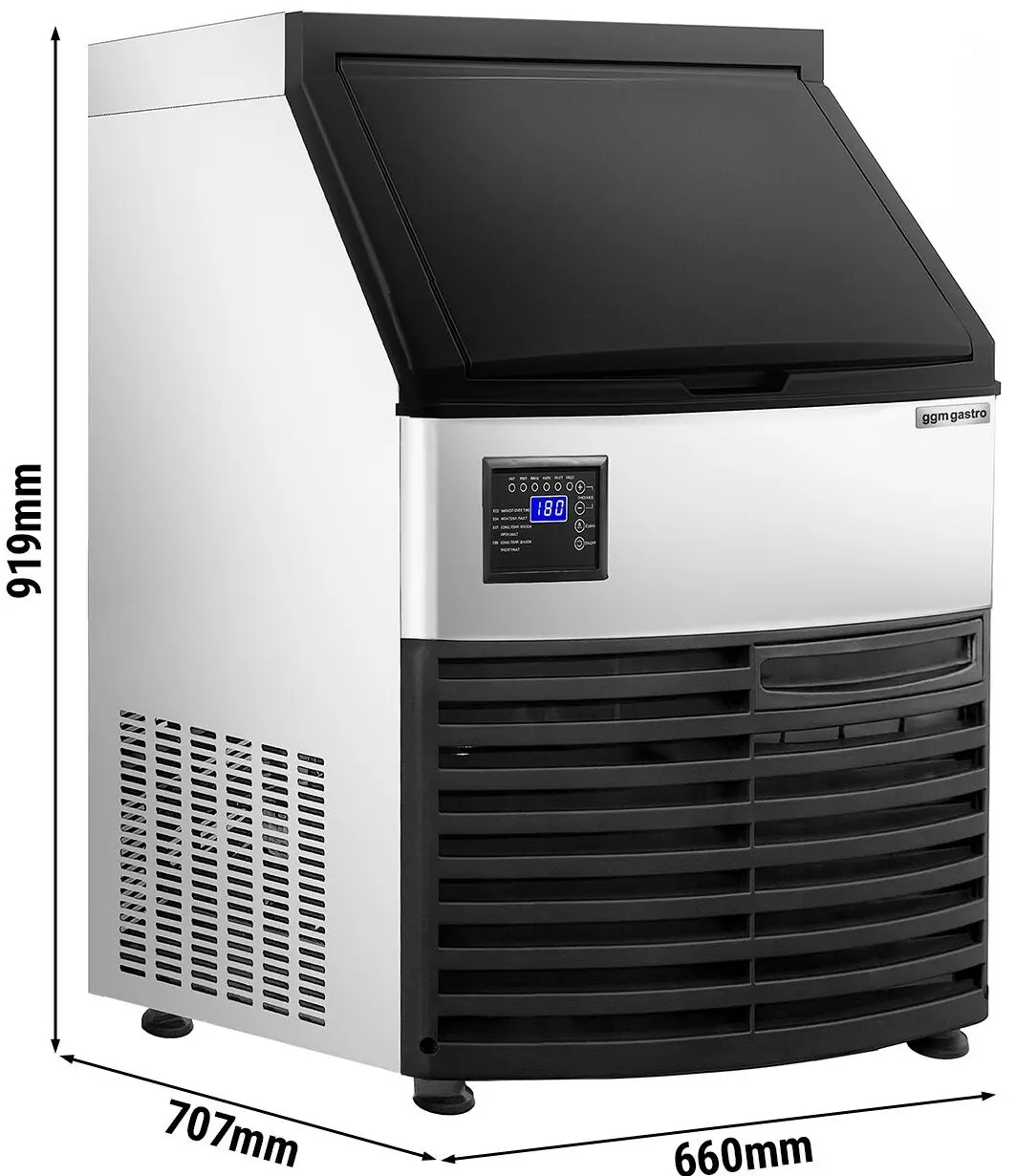 Generator de gheata GGM Gastro EWBS127 (Black/Inox) - 8