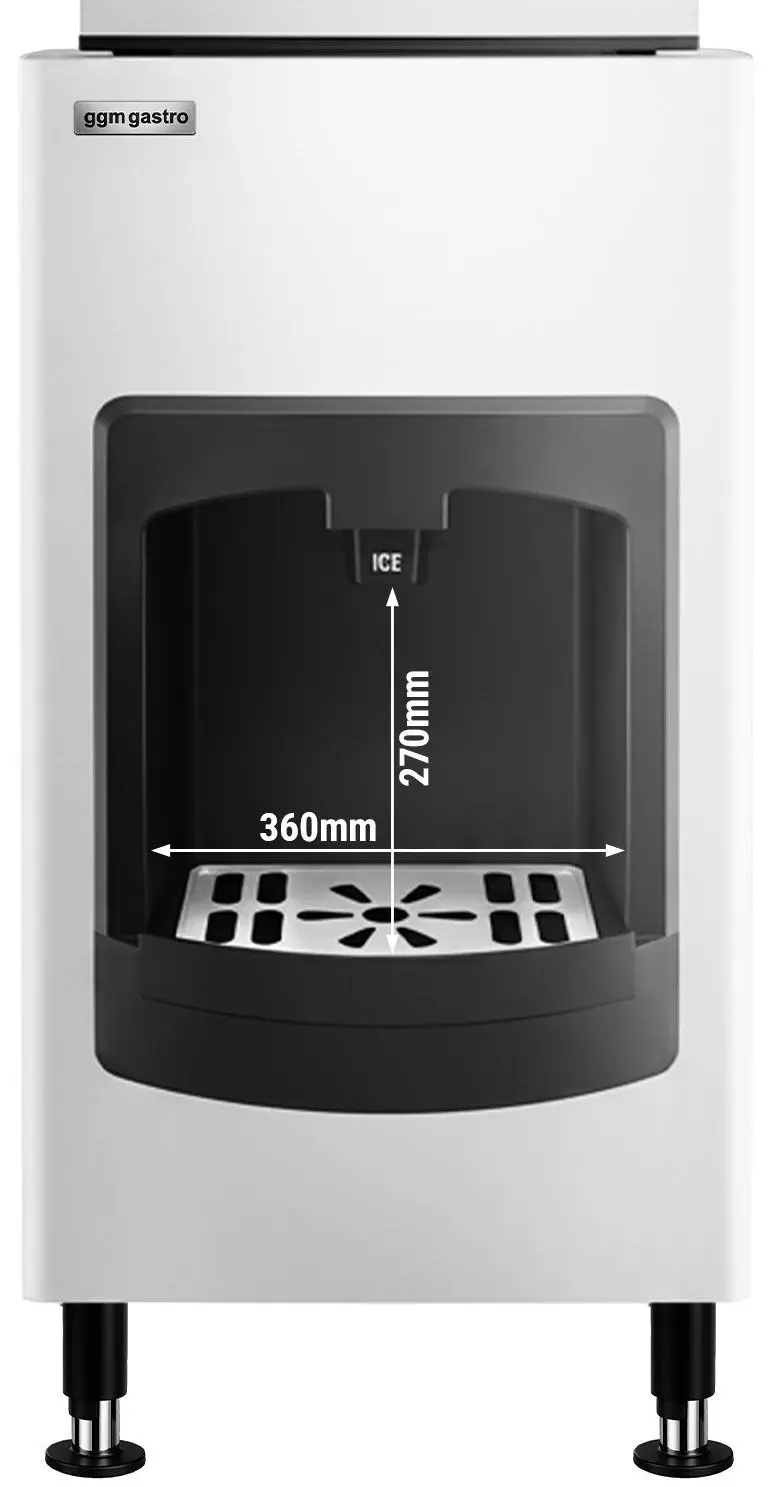 Generator de gheata GGM Gastro EWBS160#EWSS60 (Inox/Black) - 4