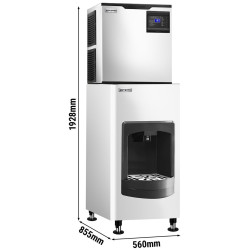 Generator de gheata GGM Gastro EWBS160#EWSS60 (Inox/Black) Thumb