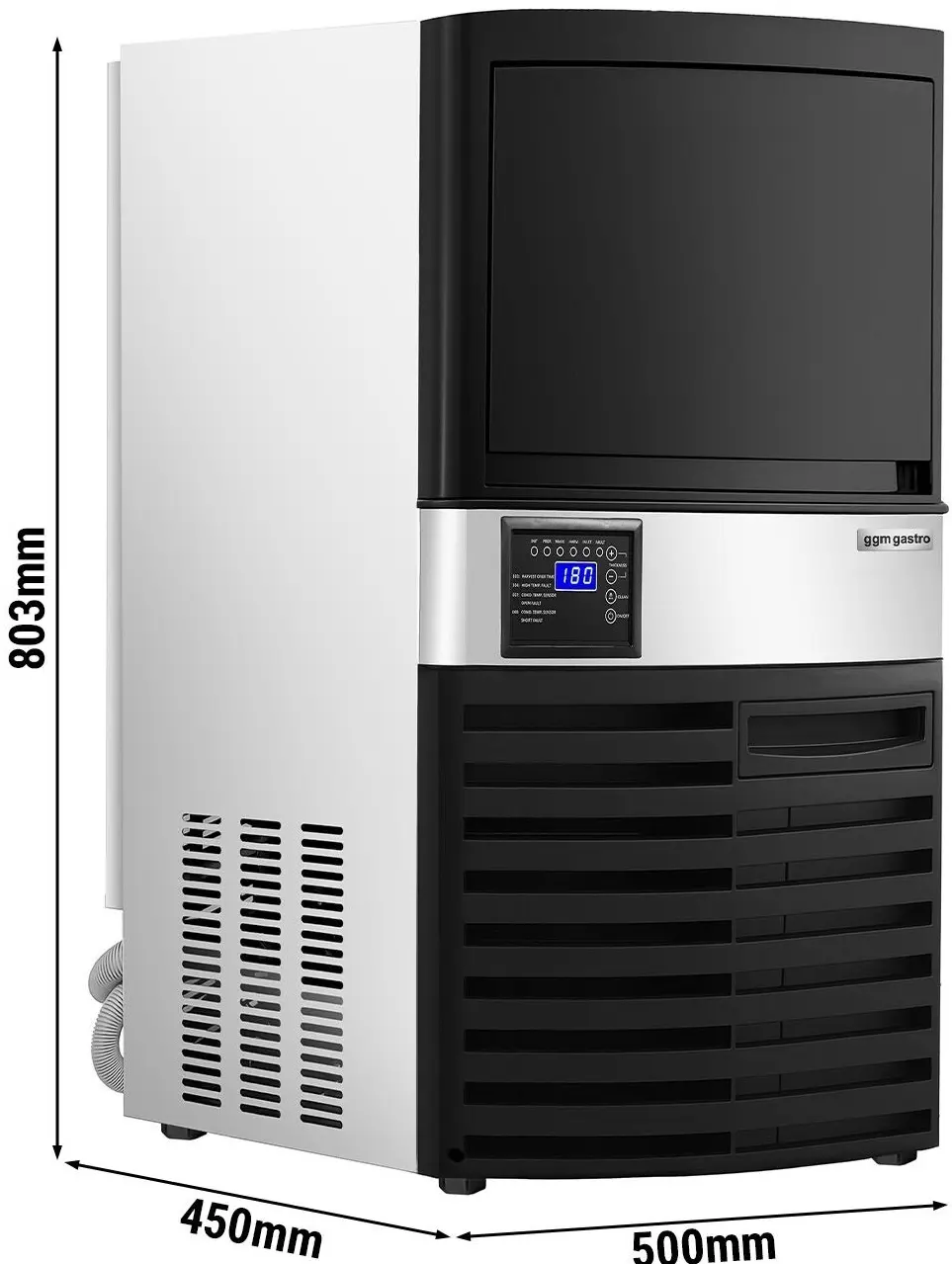 Generator de gheata GGM Gastro EWBS36 (Black/Inox) - 10
